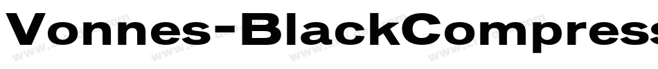 Vonnes-BlackCompressed字体转换