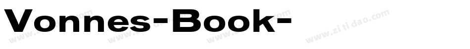 Vonnes-Book字体转换