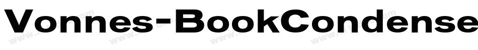 Vonnes-BookCondensed字体转换
