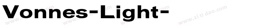 Vonnes-Light字体转换