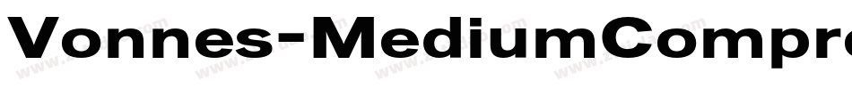 Vonnes-MediumCompressed字体转换