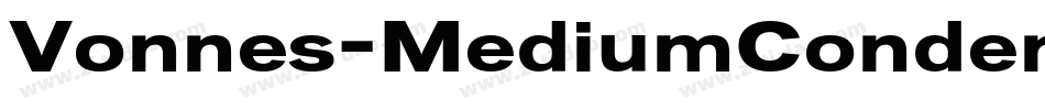 Vonnes-MediumCondensed字体转换