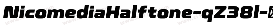 NicomediaHalftone-qZ38l字体转换