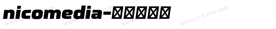 nicomedia字体转换