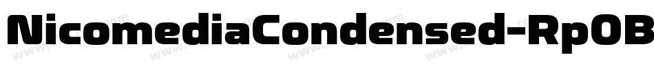 NicomediaCondensed-Rp0Bv字体转换