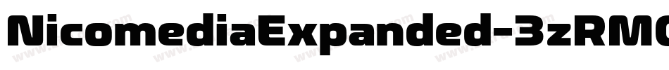 NicomediaExpanded-3zRMG字体转换