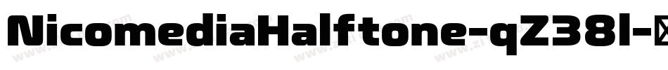 NicomediaHalftone-qZ38l字体转换