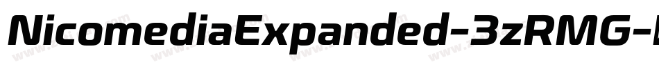 NicomediaExpanded-3zRMG字体转换