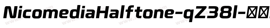 NicomediaHalftone-qZ38l字体转换