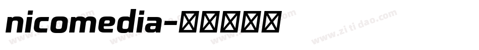 nicomedia字体转换