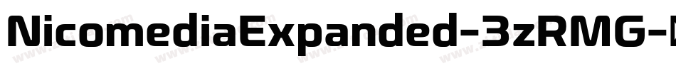 NicomediaExpanded-3zRMG字体转换