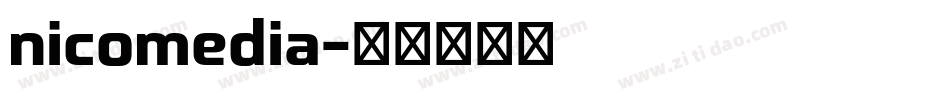 nicomedia字体转换