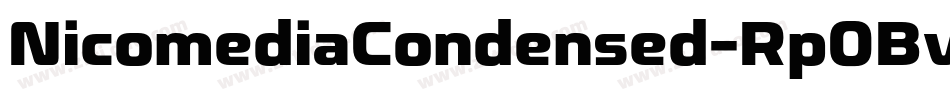 NicomediaCondensed-Rp0Bv字体转换