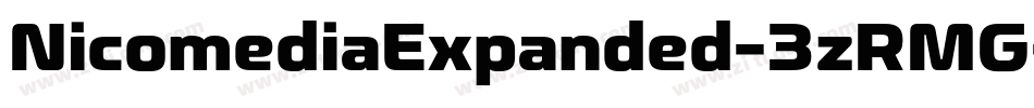 NicomediaExpanded-3zRMG字体转换