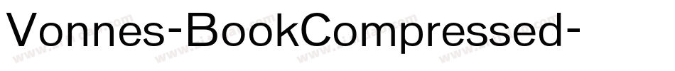 Vonnes-BookCompressed字体转换
