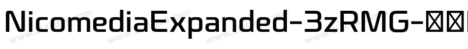 NicomediaExpanded-3zRMG字体转换