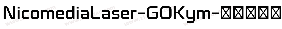 NicomediaLaser-GOKym字体转换