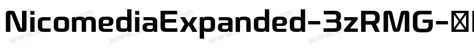 NicomediaExpanded-3zRMG字体转换