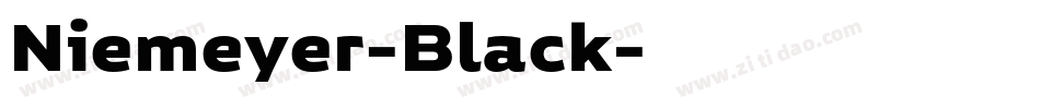 Niemeyer-Black字体转换
