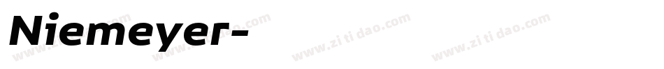 Niemeyer字体转换