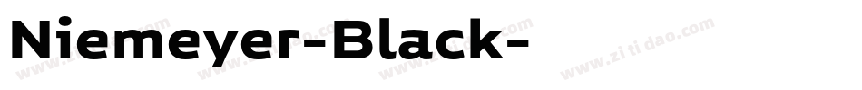 Niemeyer-Black字体转换