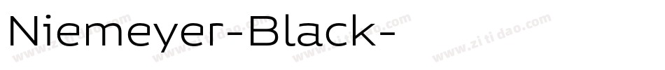 Niemeyer-Black字体转换