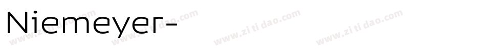 Niemeyer字体转换