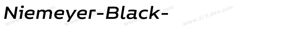 Niemeyer-Black字体转换