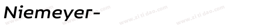 Niemeyer字体转换