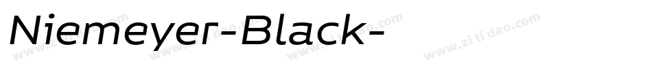 Niemeyer-Black字体转换