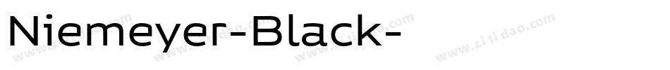 Niemeyer-Black字体转换