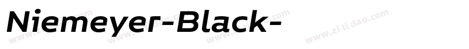 Niemeyer-Black字体转换