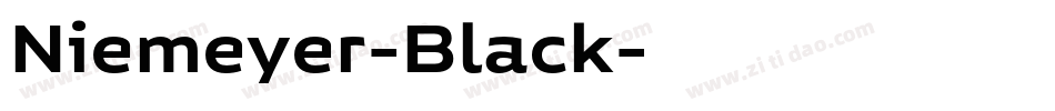 Niemeyer-Black字体转换
