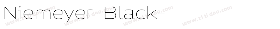 Niemeyer-Black字体转换