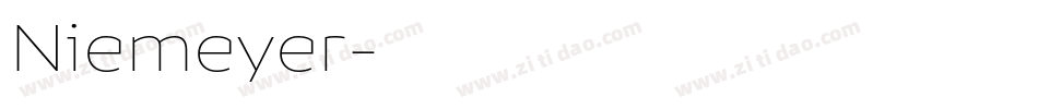 Niemeyer字体转换