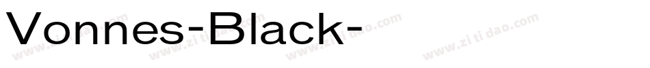 Vonnes-Black字体转换