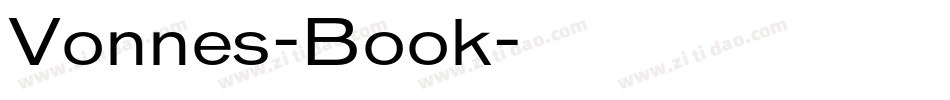 Vonnes-Book字体转换