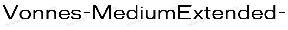 Vonnes-MediumExtended字体转换