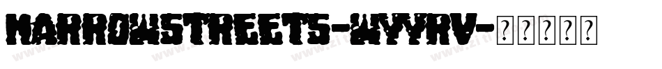 NarrowStreets-WyyRV字体转换