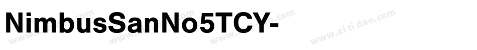 NimbusSanNo5TCY字体转换