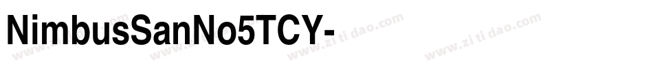 NimbusSanNo5TCY字体转换