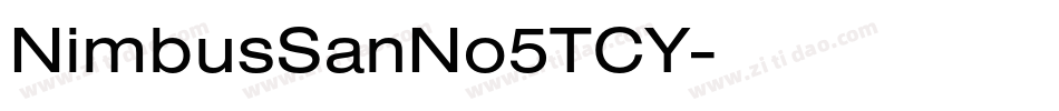 NimbusSanNo5TCY字体转换