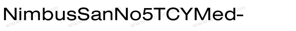 NimbusSanNo5TCYMed字体转换