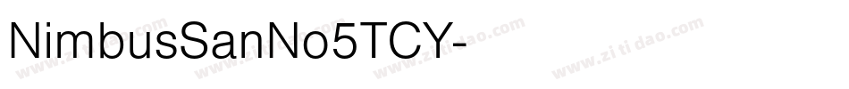 NimbusSanNo5TCY字体转换