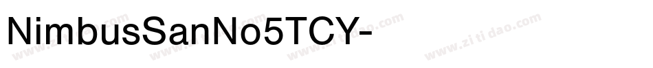 NimbusSanNo5TCY字体转换