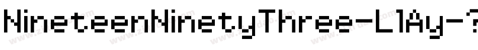 NineteenNinetyThree-L1Ay字体转换