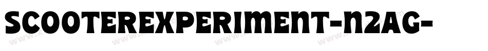 ScooterExperiment-n2Ag字体转换