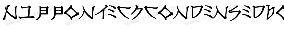 NipponTechCondensedBoldItalic-7vwB字体转换