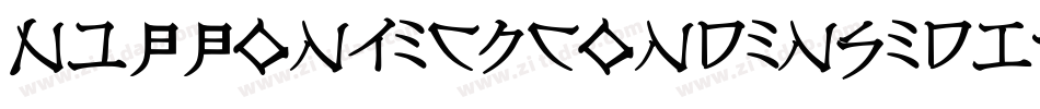 NipponTechCondensedItalic-mOn2字体转换