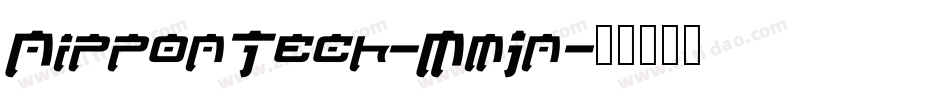 NipponTech-MmJn字体转换